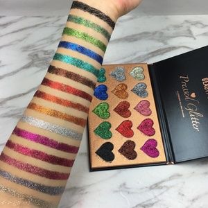 Beauty glazed pressed glitter palette
